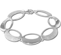 SilberDream 19,5cm bracelet en argent rétro argent mat femmes bijoux de bras D2SDA435