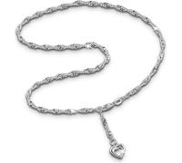 SilberDream 25cm Chaîne de cheville pour femme argent sans allergènes cœur argent véritable D2SDF0345J