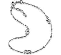 SilberDream 26cm Chaîne de cheville Femme Cœur d'amour non allergénique Argent véritable D2SDF0363J
