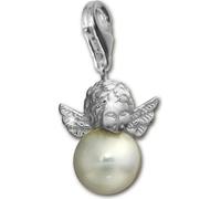 SilberDream 925 Charm ange en argent véritable Bracelet bijoux pendentif perle D2FC243W