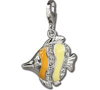 SilberDream 925 Charm poisson des mers du Sud Pendentif en argent véritable coloré zircon D2FC677