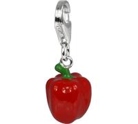 SilberDream 925 Charm poivron en argent 925 émaillé Bracelet pendentif rouge D2FC621