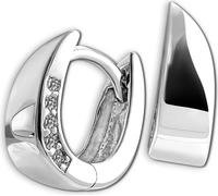 SilberDream argenté SilberDream boucles d'oreilles femmes 925 argent créoles SDO4432W