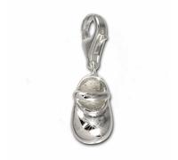 Silberdream Bijoux À Breloques 925 Bracelet En Argent Véritable Pendentif Chaussure De Bébé Fc3011