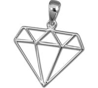 SilberDream Bijoux pour Femme Pendentif Diamant 925 Argent véritable argent SDH8200J