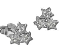 SilberDream blanc Boucles d'oreilles étoiles zirconium femmes 925 argent GSO2900J