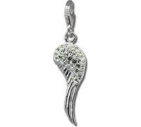 SilberDream blanc Charm aile zirconium femmes 925 argent Pendentif Charms GSC574W