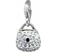 SilberDream blanc Charm sac petit zirconium 925 argent Charms pendentif GSC558W