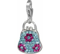 SilberDream bleu Charm sac zirconium femmes 925 argent Charms pendentif GSC532H