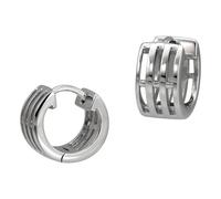 Silberdream Boucles Doreilles 13mm Bijoux Femme Créoles En Argent 925 Motif Sdo458j