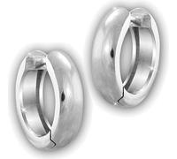 SilberDream Boucles d'oreilles 15mm Femmes VRAI 925 Argent Créoles SDO4299J