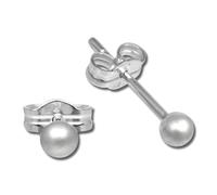 Silberdream Boucles Doreilles 3mm Bijoux Femme Boucles Doreilles Clous En Argent 925 Boule Sdo5543