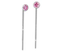 Silberdream Boucles Doreilles 5mm Pour Femme Boucles Doreilles En Argent 925 Zircone Rose Sdo5965a