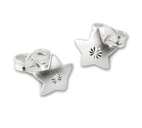 Silberdream Boucles Doreilles 7mm Pour Femme Boucles Doreilles Clous En Argent 925 Étoile Mat Sdo502