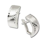 Silberdream Boucles Doreilles Bijoux Femme Boucles Doreilles Clous En Argent 925 Courbées Sdo316