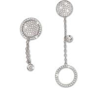 SilberDream Boucles d'oreilles cercle double zircon blanc Boucles d'oreilles argent D2GSO431W
