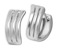 Silberdream Boucles Doreilles Créole Vague En Argent Sterling 925 Pour Femme Sdo4455j