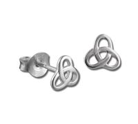 Silberdream Boucles Doreilles Femme Clous Doreilles Argent 925 Noeud Gordien Sdo8200j