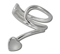 Silberdream Boucles Doreilles Femme Jeunesse Pince Doreille En Argent 925 Coeur Manchette Doreille Sdo8876j