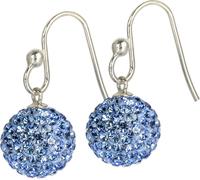 SilberDream Boucles d'oreilles femme zircon bleu Boucles d'oreilles argent 925 D2GSO203
