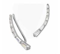 Silberdream Boucles Doreilles Manchette Doreille Blanche Zircone Allongée Manchettes Doreille En Argent Gso457w