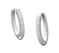 Silberdream Boucles Doreilles Manchette Doreille Blanche Zircone Argent 925 Manchettes Doreille Femme Gso471w