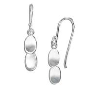 Silberdream Boucles Doreilles Ovales En Argent Véritable 925 Pour Femmes, Bijoux Sdo8808j