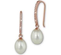 SilberDream Boucles d'oreilles perle rose or Argent véritable blanc SDO1719WE