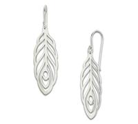 Silberdream Boucles Doreilles Plumes 925 Boucles Doreilles En Argent Véritable Pour Femmes Bijoux Sdo8819j