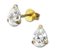Silberdream Boucles Doreilles Pour Femme Argent 585 Boucles Doreilles Pendantes Plaqué Or Sdo9147yw