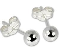SilberDream Boucles d'oreilles pour femmes 925 argent argent boule 3mm SDO527