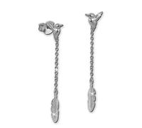 Silberdream Boucles Doreilles Pour Femmes Enfants Boucles Doreilles En Argent 925 Plume Sdo8804j