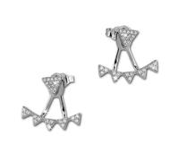 Silberdream Boucles Doreilles Triangles Manchette Doreille Blanche Boucles Doreilles Clous En Argent Zircone Gso446w