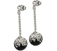 SilberDream Boucles d'oreilles zircon noir Boucles d'oreilles argent 925 D2GSO002