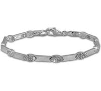 SilberDream Bracelet 18,5cm 925 argent sterling Eye blanc femmes bijoux SDA462W