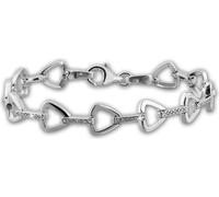 SilberDream Bracelet 18.7cm Argent Sterling 925 Triangle Femme Bijoux SDA470W