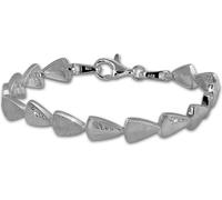 SilberDream Bracelet 18,7cm Véritable argent 925 Triangle blanc Femme Bijoux SDA457W