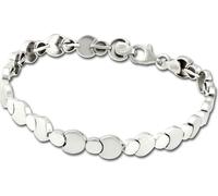 SilberDream Bracelet 19cm 925 argent sterling Circles Femme Bijoux SDA474J