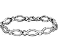 SilberDream Bracelet 19cm 925 argent sterling ovale femmes bijoux SDA466J