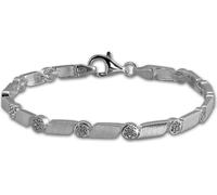 SilberDream bracelet 19cm argent 925 véritable fantaisie blanc femmes bijoux SDA464W