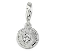 Silberdream Bracelet À Breloques Fleur Pendentif Blanc Dames Zircone Argent 925 Fc888w