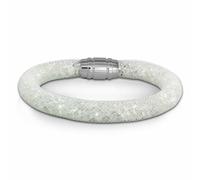 Silberdream Bracelet Bijoux De Bras Blanc Pour Femme Mini Cristaux 18cm Sda050w9