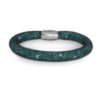 Silberdream Bracelet Bijoux De Bras Vert Pour Femme Mini Cristaux 18cm Sda050g9