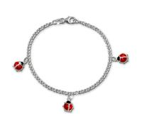 Silberdream Bracelet Coccinelle Rouge Bijoux En Argent Pour Enfant 16cm Sda012