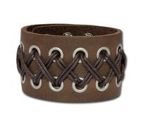 Silberdream Bracelet Cordon Ancien Marron Bijoux Homme Cuir - Cuir De Vachette - La5353b