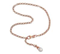 Silberdream Bracelet De Cheville Or Rose 333 Bijoux Femme Argent Perle 26cm Sdf0315e
