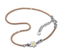 Silberdream Bracelet De Cheville Or Rose 333 Pour Femme Bijoux En Argent Fleur 27cm Sdf2224e