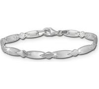 SilberDream Bracelet en argent 18,5cm motif argent mat Femme Bijoux de bras D2SDA437J