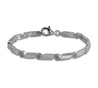 Silberdream Bracelet Fantaisie Blanc 19cm Bracelet Femme Argent Véritable 925 Sda464w