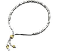 SilberDream Bracelet Femme boules argent 925 333 or jaune 22cm bijoux D2SDA7004T